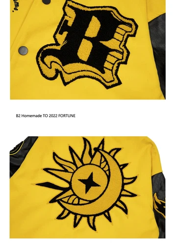 Sun-Moon Baseball Jacket