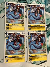 4x Airdramon BT19-032 C (Playset) Digimon Release Special Booster 2.0 NM