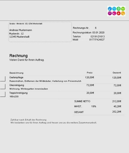 Rechnungsprogramm Warenwirtschaft Lagerverwaltung Dienstleistungen macOS Windows - 第 10/14 張圖片