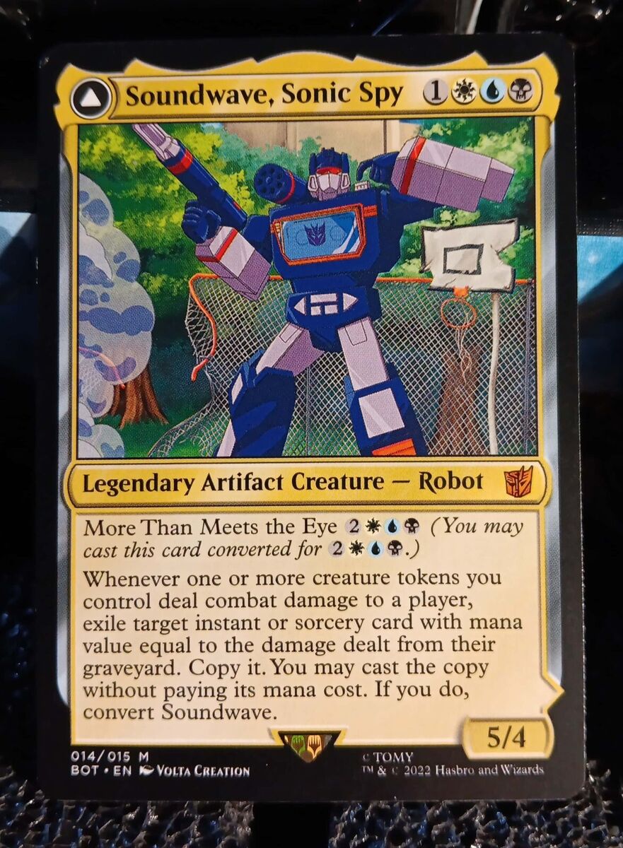 MTG Soundwave, Sonic Spy 014/015 Soundwave Superior Captain MTG Soundwave, Sonic Spy 014/015 Soundwave Superior Captain