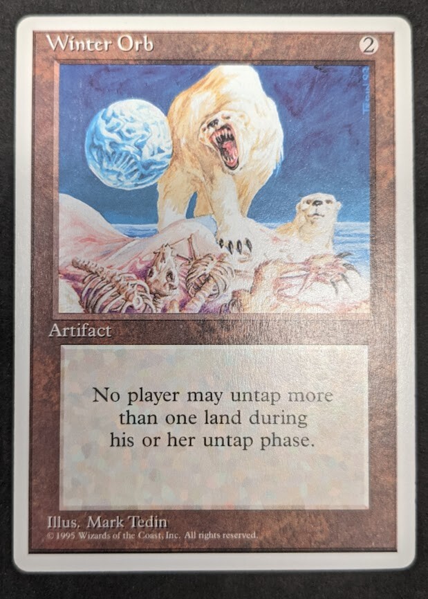 Winter Orb - MTG Magic the Gathering - 4th Edition (Alternate