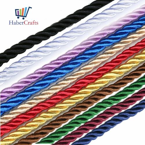 Cuerda metálica cable trenzado fuerte para todos los usos cuerda mezcla de algodón suave 3 cables - Imagen 1 de 12