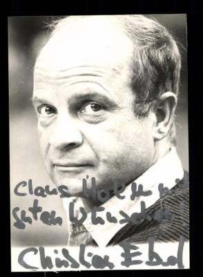 Christian Ebel Foto Original Signiert ## BC 113786