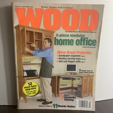 Better Homes  Gardens Wood Magazine Sept. 2005 3-Piece Modular Home Office