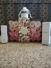 4 Piece Beauty Gift Set, Haircare-skincare-bath Petals New
