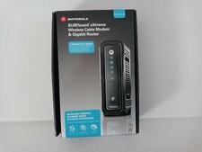 Motorola SURFBoard Extreme Wireless Cable Modem and Gigabyte Router SBG6580