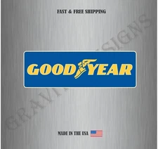 GOODYEAR LOGO STICKER VINYL DECAL TRUCK CAR WINDOW BUMPER WALL WATER RESISTANT
