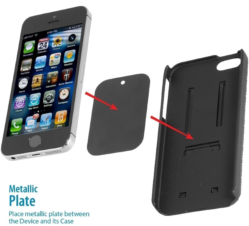 WixGear CD Slot Magnetic Car Mount Holder for Cell Phones NEW RECTANGLE HEAD  - Image 4 of 4