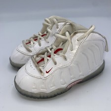 Nike Little Posite One "Roses" Toddler 5C White Red CV8918  100