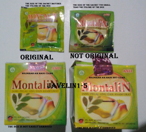 MONTALIN Native Herbs Gout Rheumatism Cholesterol @40 CapsulesBox