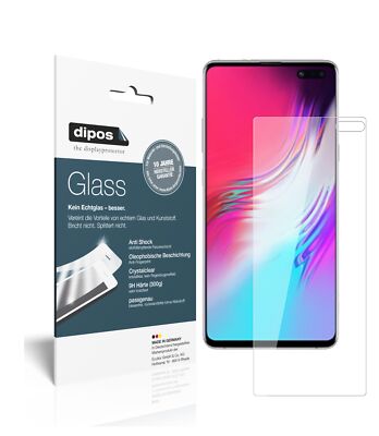 2x Schutzfolie für Samsung Galaxy S10 5G - Anti-Shock 9H Folie dipos Glass