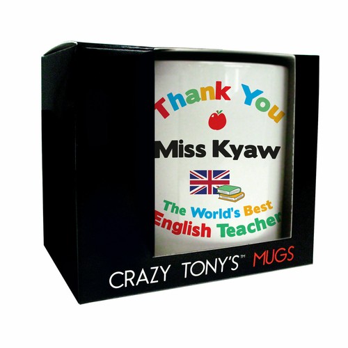 Worlds Best English Teacher Gift Mug Personalised Gifts For English