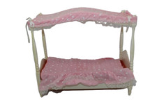 Barbie Betten 2 Stück Himmelbett aus den 80er Jahren im Konvolut