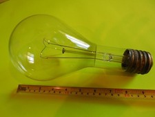 Vintage Large, MAZDA Incadescent Light Bulb, 9" 300w 120v 1 1/2" base