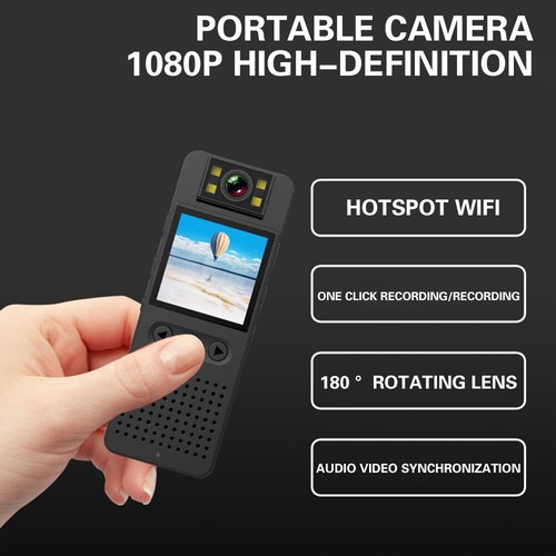 1080P HD Video Recorded DVR IR Night Cam WIFI Camcorder Mini Police Body Camera - Picture 13 of 21