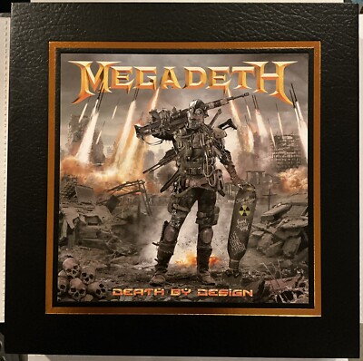 MEGADETH 直筆サイン DEATH BY DESIGN レコード　メガデス Megadeth – Death By Design / Warheads On Foreheads LP Box