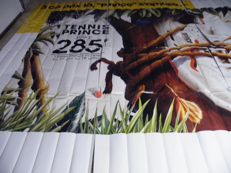 decathlon tennis prince basket sport * affiche publicitaire 4*3metres - Photo 3/3