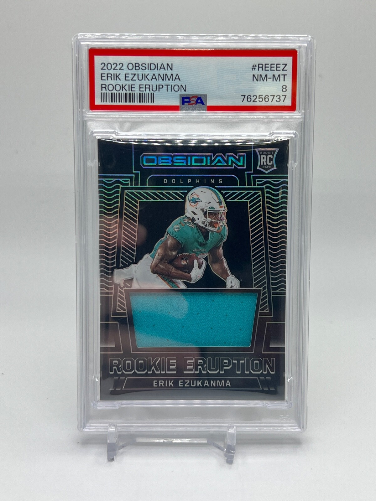 Erik Ezukanma Panini Obsidian Rookie Eruption Relic #REEEZ Base