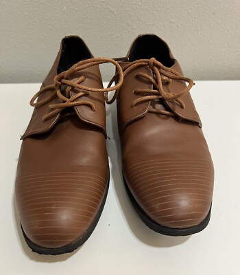 Kenneth Cole New York Vertical Mens Size 8.5 Brown Classic Oxford Cognac Shoes Shop Tully Cognac Leather Cap Toe Oxford | Kenneth Cole main image 2