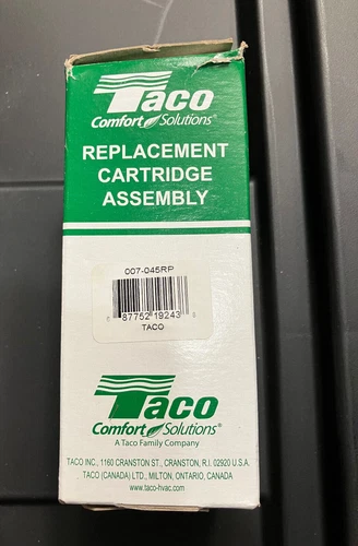 Taco 007-045RP Pump Cartridge Assembly Replacement MPN