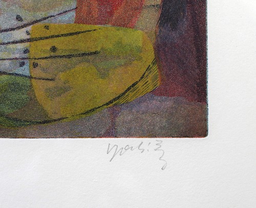 YOSHI TAKAHASHI - Cats II. Handsignierte und nummerierte Farbradierung. - Picture 3 of 5
