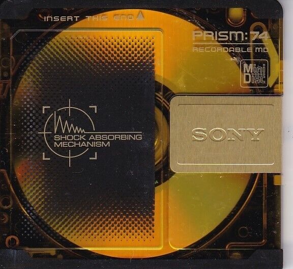 4 Sony Prism (Premium) Gold 3rd edition MiniDiscs. 74 minute 4 Sony Prism (Premium) Gold 3rd edition MiniDiscs. 74 minute