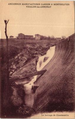 CPA AK VIDALON-les-ANNONAY La barrage de Chantecaille (660944)