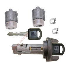 New OEM Ignition Cylinder & Door Lock Set For GMC Sonoma 1998 with GM Logo Keys