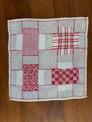 ANCIENS TRAVAUX DE COUTURE/ BRODERIE / XIX S FRANCE