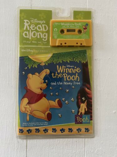 WINNIE THE POOH AND THE HONEY TREE 24 PAGE READ ALONG BOOK AND CASSETTE - 第 1/2 張圖片
