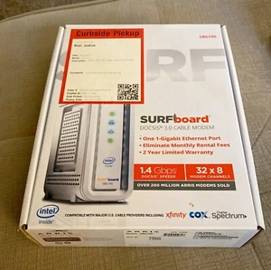 ARRIS Surfboard SB6190 - 32x8 Docs 3.0 Modem câble - Noir P (jamais utilisé)