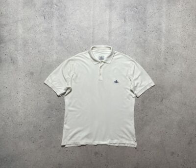 Vintage Vivienne Westwood Luxury Polo T-Shirt White Y2K