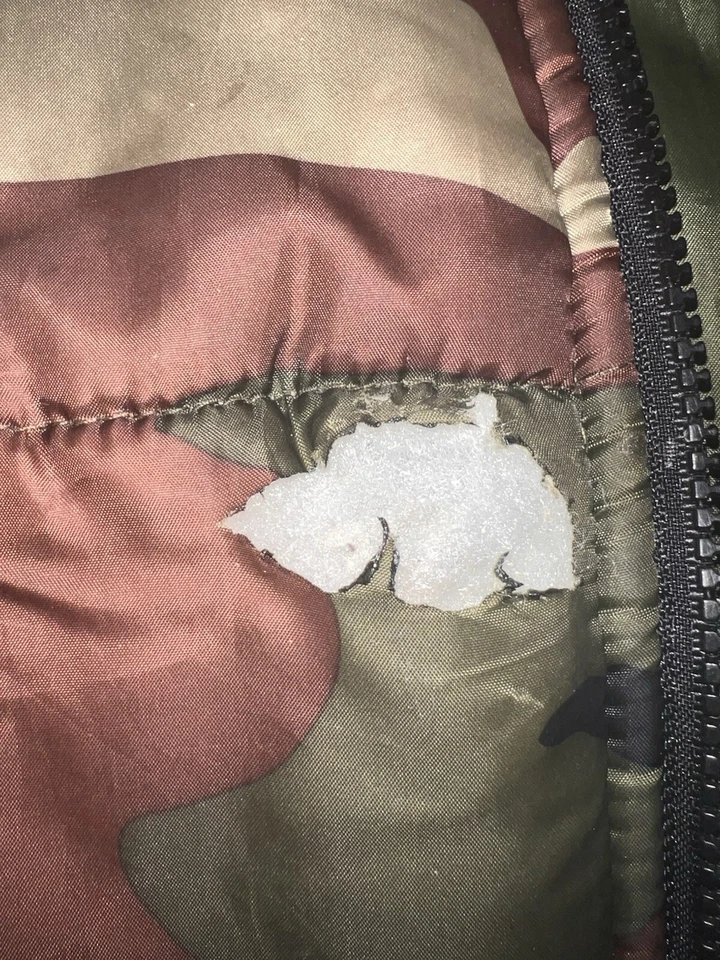 Mens Open Trails Camo Puffer Vest Green XX-large Polyester USED **READ DESC** - Image 3 of 4