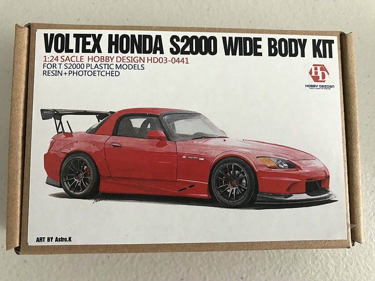1/24 Tamiya Honda S2000 kit + Hobby Design Honda S2000 Wide