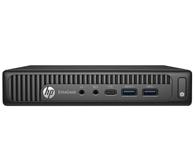 HP Elitedesk 800 G2 tiny desktop mini pc i5 6. Gen. 236 gb 8 gb ram windows 10