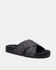 Coach Cross-Strap Slide Sandals – Minimalist Comfort Edition