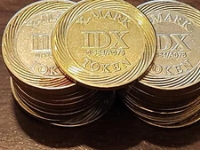 IDX X-Mark .984/A075 - Lot of 25 High Security Vending Tokens - Plain Edges