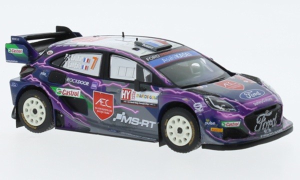 IXO 1:43 Ford Puma Rally1 Rallye 2022 Finish Model, Diecast Car