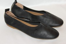 EVERLANE Soft Black Leather THE DAY GLOVE Ballet Flats Shoes Sz 8 ITALY