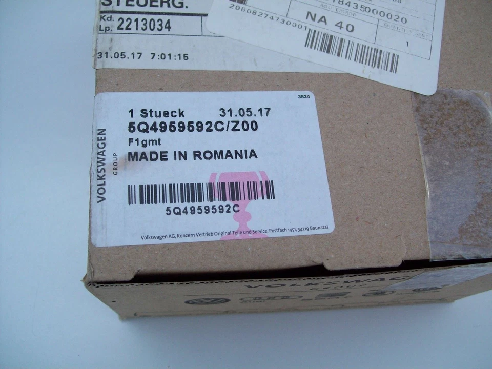 VW Golf Door Locking Control Unit Front 5Q4959592CZ00 2013-2017 - Image 4 of 4