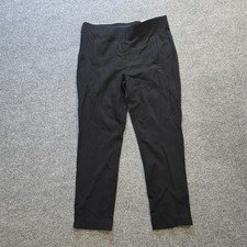 Chicos Pants Womens Size 10 Black So Slimming Juliet Slim Leg Stretch Pull On