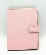 Barneys New York Photo Album Brag Book Leather 20 Clear 4x6" Pockets Pink