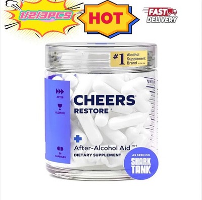 Liver Restore Supplement with DHM+L-Cysteine Support Your Cheers 36 Doses NEU