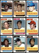 1974 Topps Traded Baseball Complete Set - Premier 7.5 - NM+ 6562012