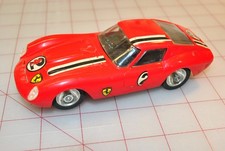 1960's Strombecker FERRARI 250 GTO Red 1/32 slot car. Brass chassis. 1960's Strombecker FERRARI 250 GTO Red 1/32 slot car. Brass chassis. - Image 1