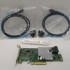 9300-8I 12Gbps HBA IT Mode ZFS FreeNAS unRAID 2 SFF-8643 SATA Cable