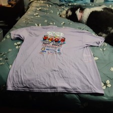 Vintage Letter Carriers Food Drive Shirt Mens XL Purple 2001 USPS Graphic Y2K