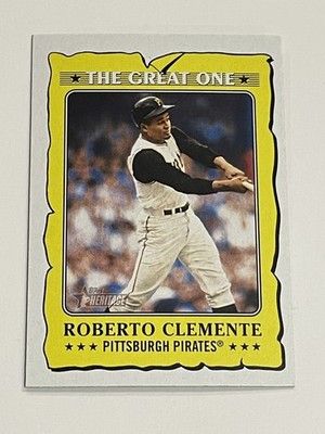 2021 Topps Heritage Baseball The Great One #GO-1 - Roberto Clemente - Pirates