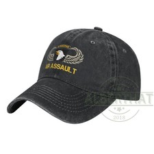 101st Airborne Air Assault Unisex Denim Hat Adjustable Baseball Cap