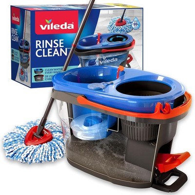 Vileda RinseClean Spin Mop System, trennt sauberes und schmutziges Wasser